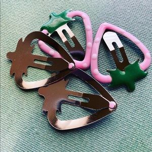 Strawberry hair accessories barrette clips 4pcs/set